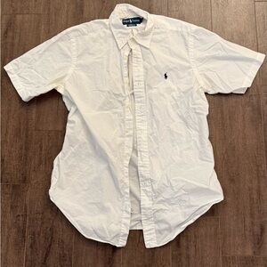 Polo by Ralph Lauren Men's Classic White Button Down Shirt
